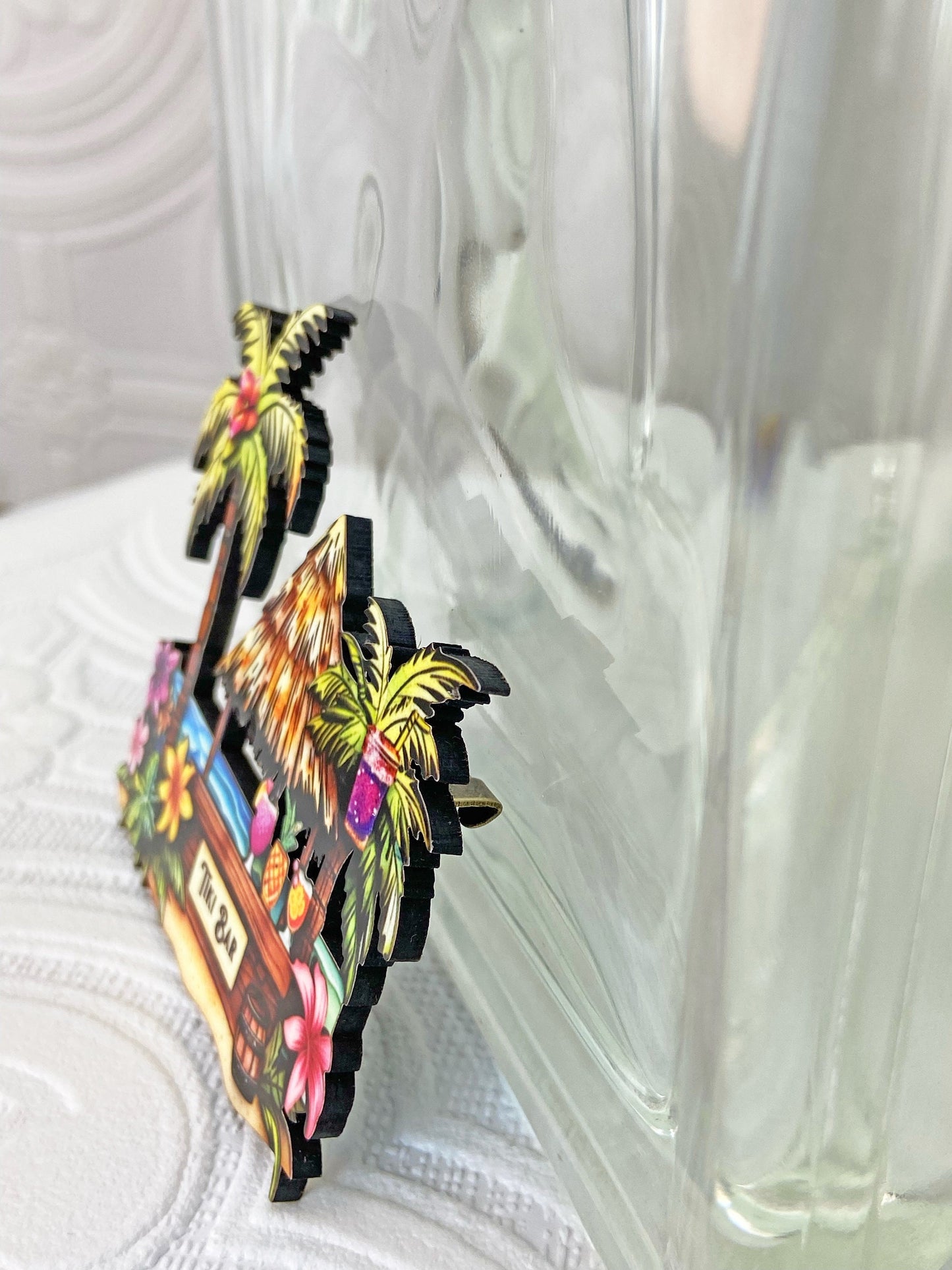 Tiki Hut Bar Handmade Brooch, Let the Good Times Roll This Summer