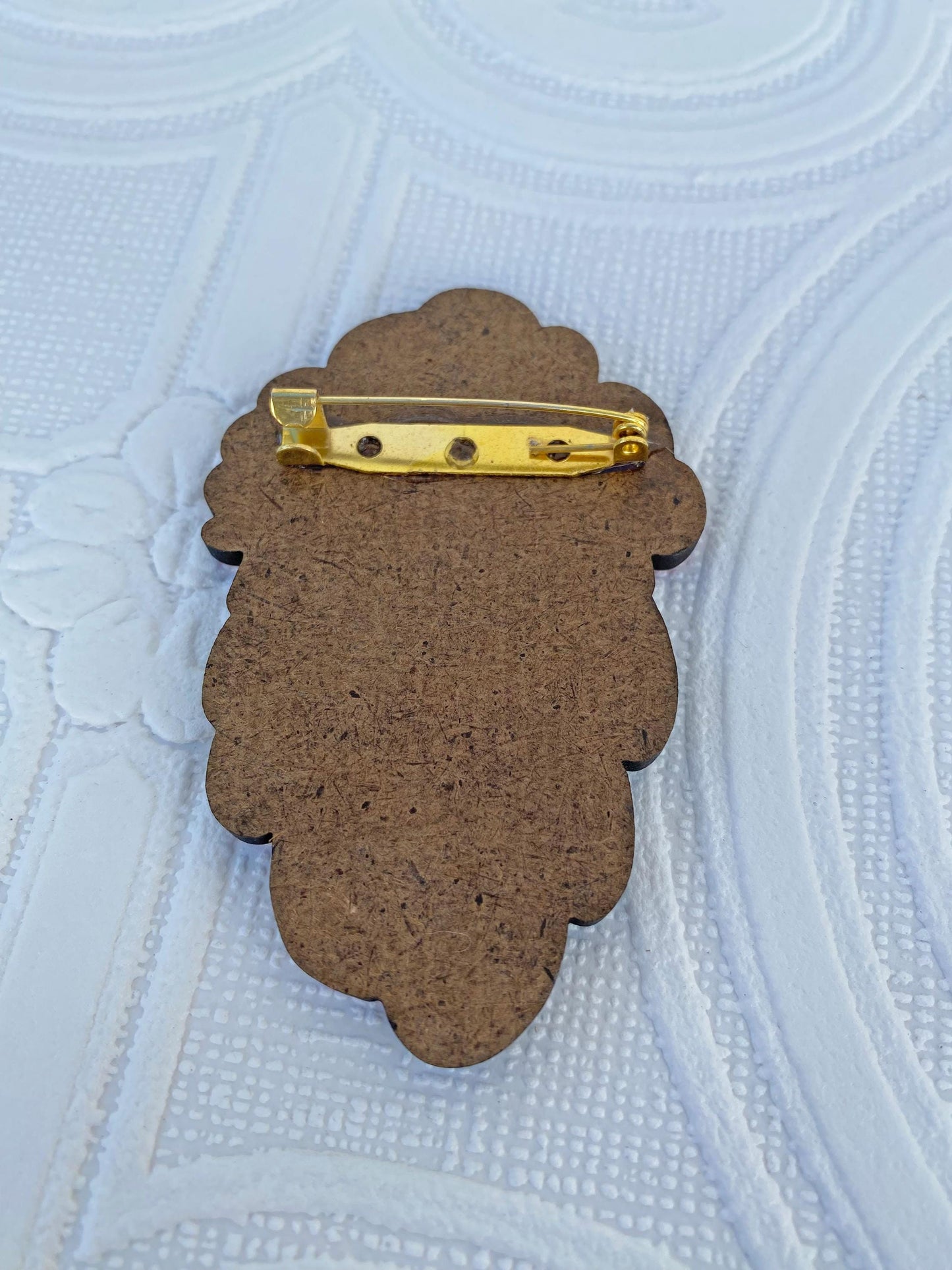 Eye Candy Brooch ~ 3rd Eye, Happy Tears, Pastel Oddity Brooch ~ Handcrafted, Laser Cut, Sublimated for Durability