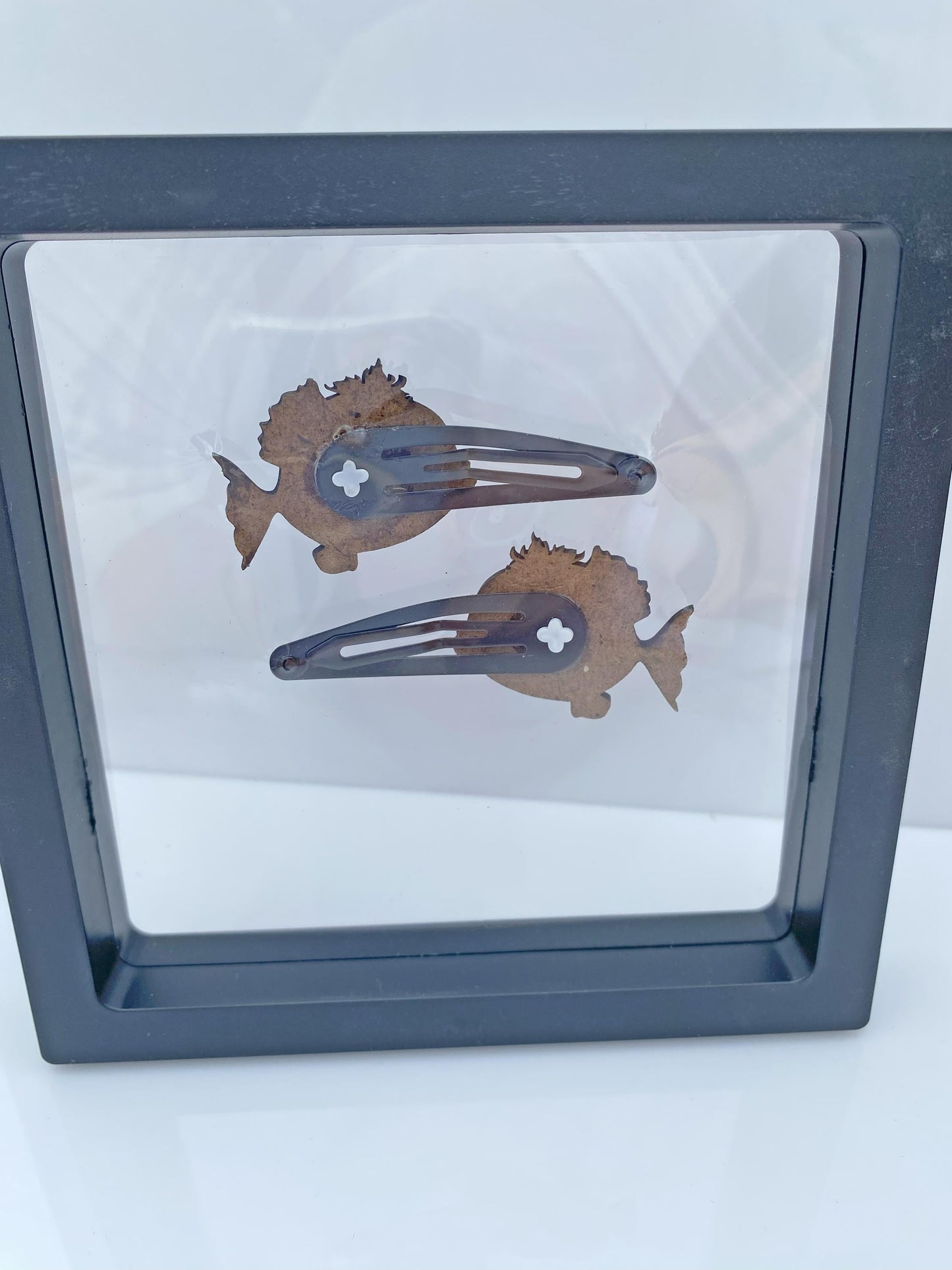 Pufferfish Hair Clips – Sublimated Laser Cut Wood | Quirky Ocean-Inspired Hair Accessories with Big Personality