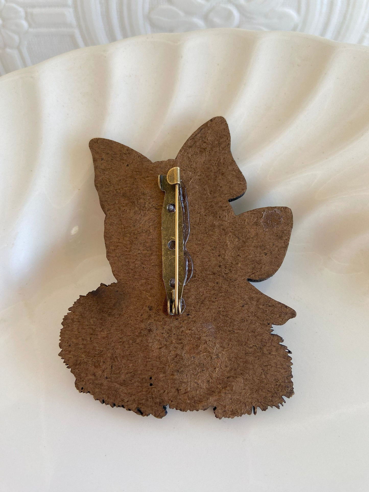 Sassy Pants Duck Brooch / Pin ~ Big Bow & Sunglasses, Teal and Yellow Colors ~ Wearable Art ~ Handcrafted Superior Process