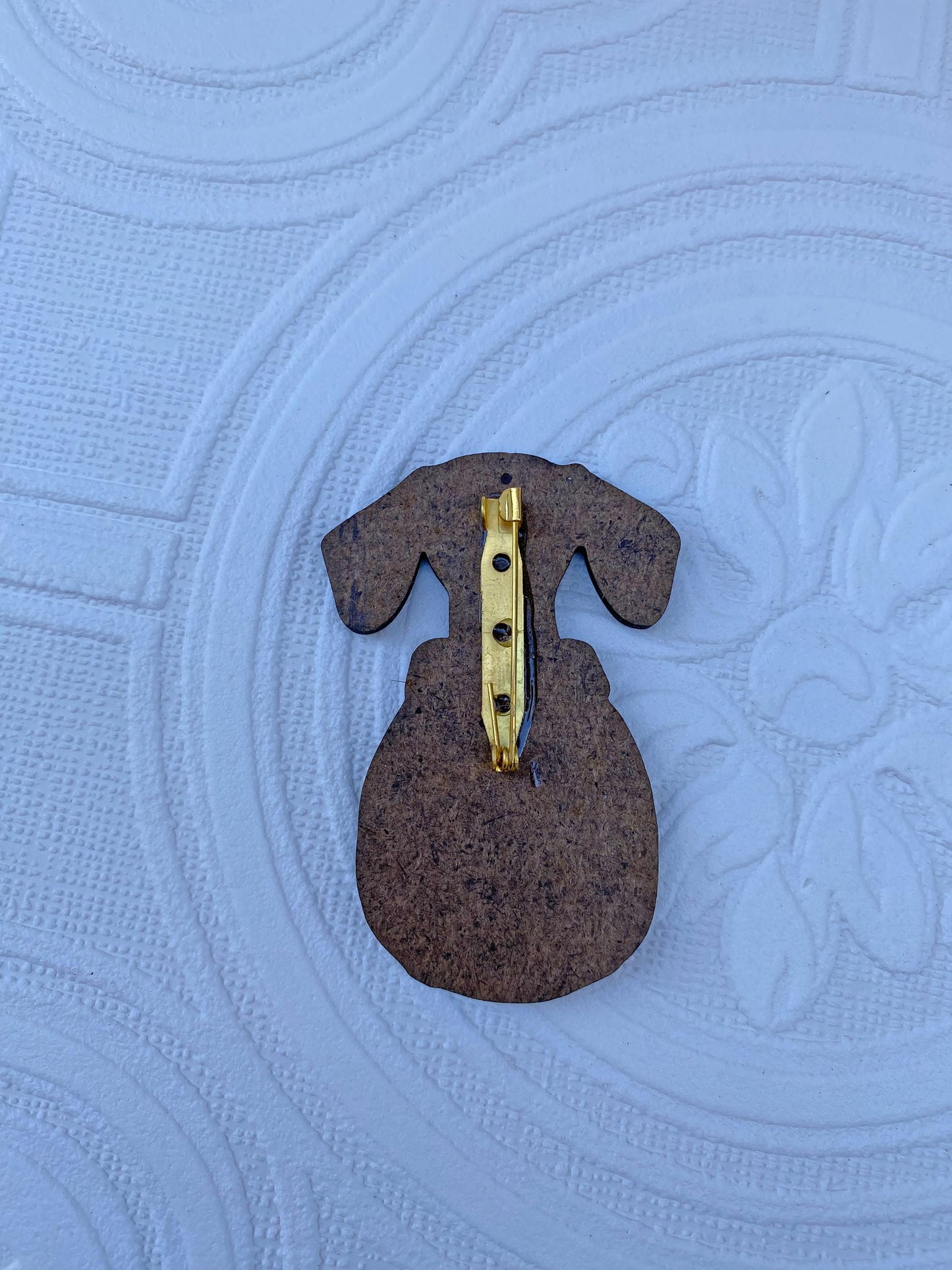 Good Boy Dachshund Brooch ~ Sweater Wearing Weiner dog, Dachshund Lover Gift Idea